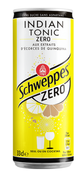 Schweppes Indian Tonic Zero (24 x 0,33 Liter Dosen BE)