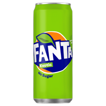 Fanta No Sugar Exotic (24 x 0,33 Liter Dosen NL)