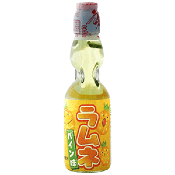 Hata Kosen Ramune Pineapple (30 x 0,2 Liter Bottle)