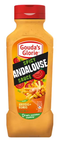 Gouda's Glorie Spicy Andalouse Sauce (6 x 550 ml)