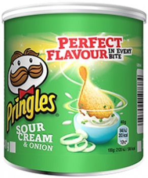 Pringles Sour Cream & Onion (12 x 40 gr.)
