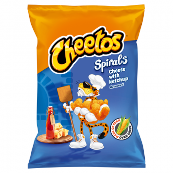 Cheetos Cheese Ketchup Spirals (1 x 130 gr. PL )