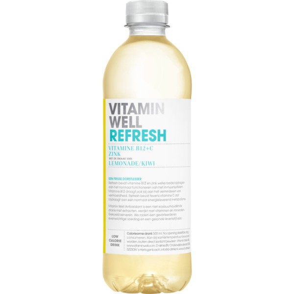 Vitamin Well Refresh (12 x 0,5 Liter STG PET-fles)