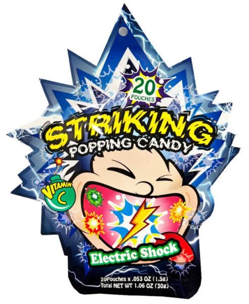 Striking Popping Candy Electric Shock (30 Gr.)