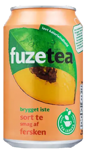 Fuze Tea Peach Black Tea (24 x 0,33 Liter blik)