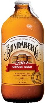 Bundaberg Diet Ginger Beer (12 x 0,375 Liter fles)