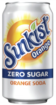Sunkist USA Orange Zero Sugar (12 x 0,355 Liter blik)