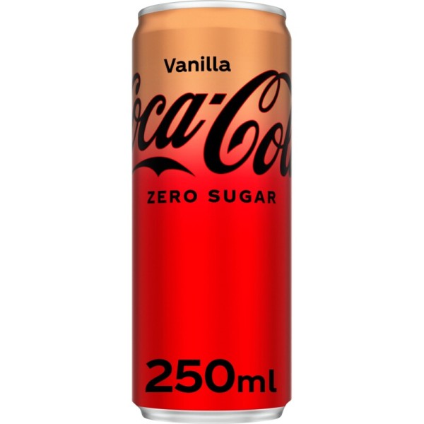 Coca Cola Zero Sugar Vanilla (24 x 0,25 Liter STG blik)