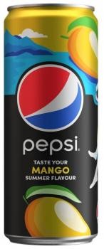 Pepsi Mango (24 x 0,33 Liter blik PL) Suikervrij