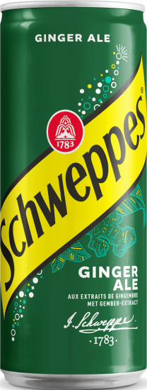 Schweppes Ginger Ale (24 x 0,33 Liter STG blik)