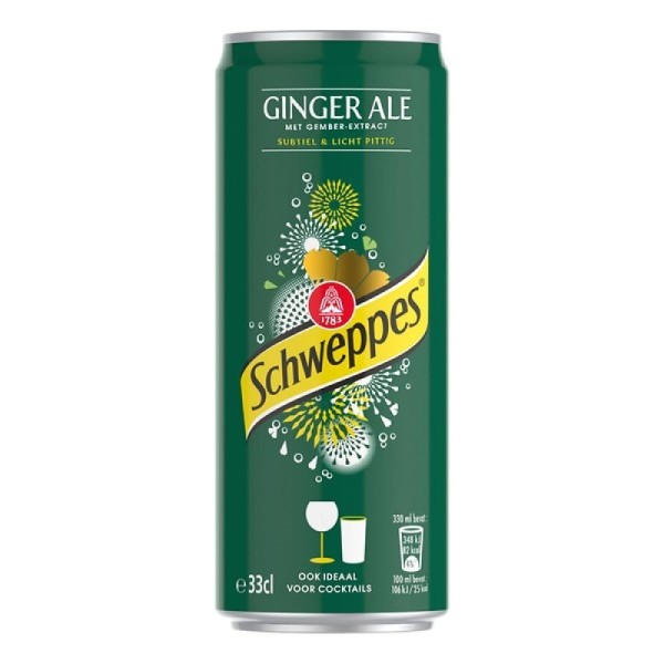 Schweppes Ginger Ale (24 x 0,33 Liter Dosen BE)