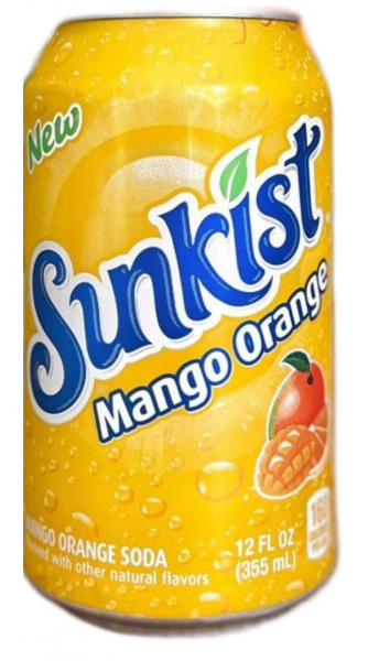 Sunkist USA Mango Orange (12 x 0,355 Liter blik)