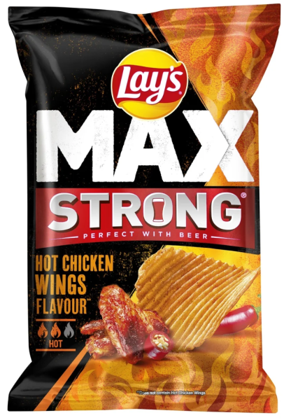 Lay's Max Strong Hot Chicken Wings (9 x 150 gr.)