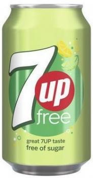 7-Up Free (24 x 0,33 Liter blik NL)