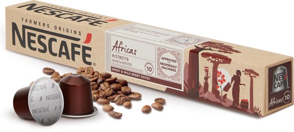 Nescafé Nespresso Africas Ristretto - 10st