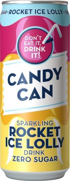 Candy Can Rocket Ice Lolly (12 x 0,33 Liter STG cans)