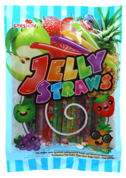 Speshow Jelly Straws Assorted (300g)