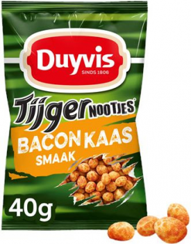 Duyvis Tijgernootjes Bacon & Kaas​ (20 x 40 gr.) - Bacon & Cheese