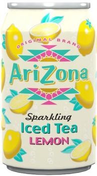 Arizona Sparkling Iced Tea Lemon (12 x 0,33 Liter blik NL)